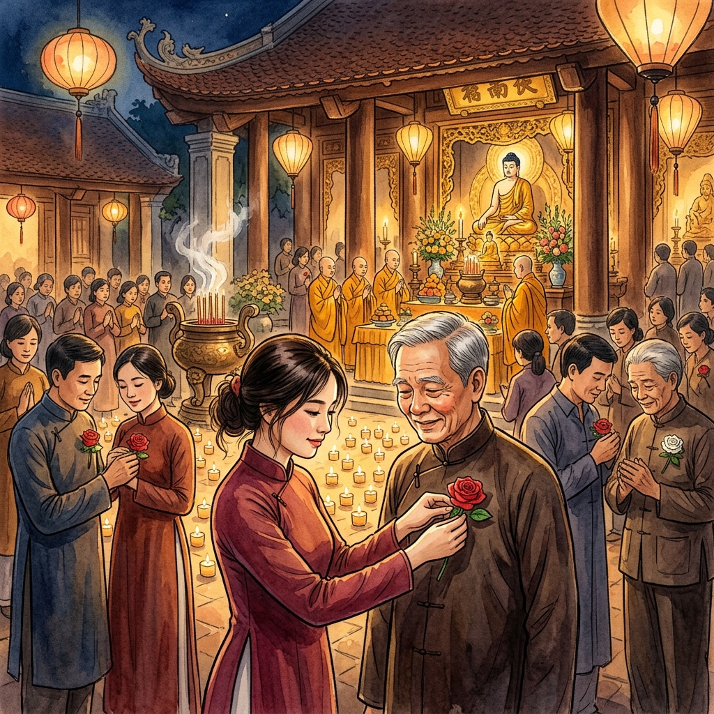 Lễ Vu Lan (Rằm tháng 7) - Mùa báo hiếu mẹ cha