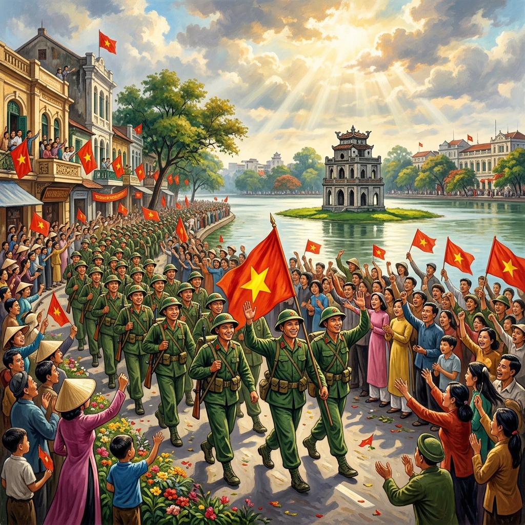 Ngày Giải phóng Thủ đô (10/10/1954) - Hà Nội sạch bóng quân thù